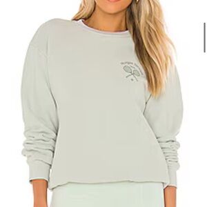 Morgan Stewart Sport Sweatshirt in Peppermint